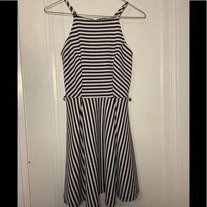 Navy and White Striped Dress from Windsor